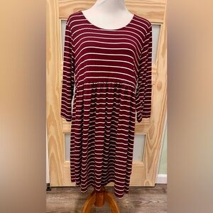 Arizona Striped Dress Size XXL
